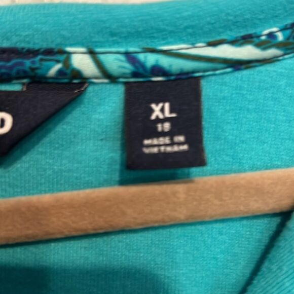 Lands End blue terrycloth pool cover with pockets and hood size extra large - Picture 4 of 8